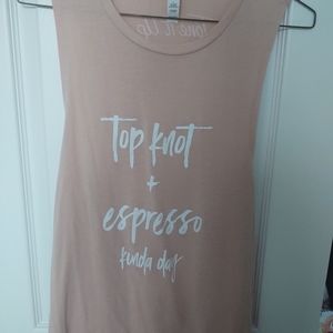 Top Knot & Expresso Kinda Day Tank - Tone It Up